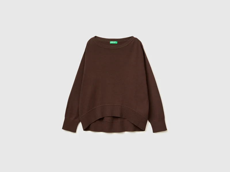 Hochwertiger Oversize-Pullover aus Baumwolle
