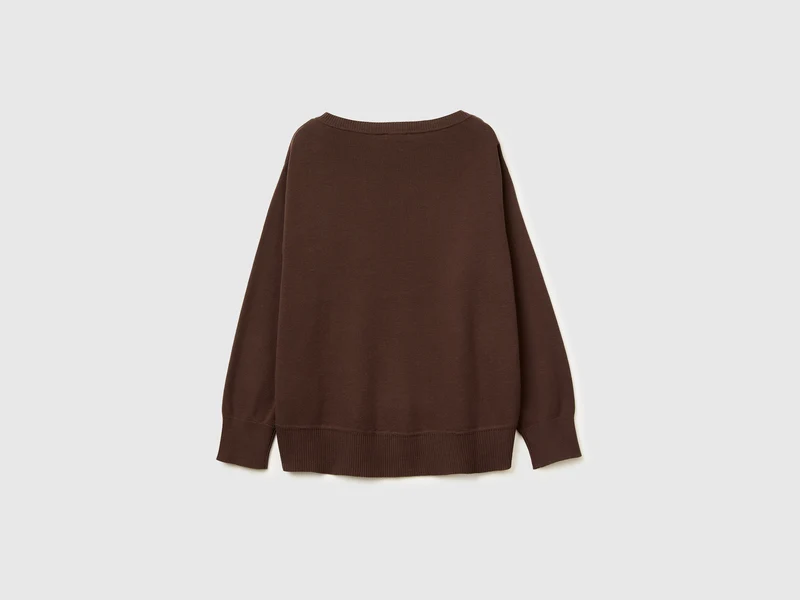 Hochwertiger Oversize-Pullover aus Baumwolle