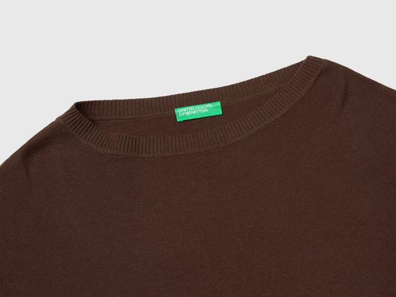 Hochwertiger Oversize-Pullover aus Baumwolle
