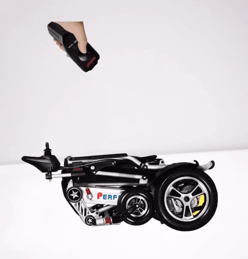 Foldable Electric Wheelchair - Smart Remote Control Mobility Aid
