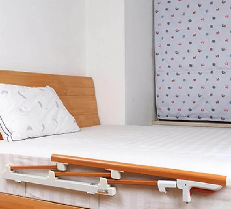 Foldable Bedside Handrail - Support Rail for Elderly Care