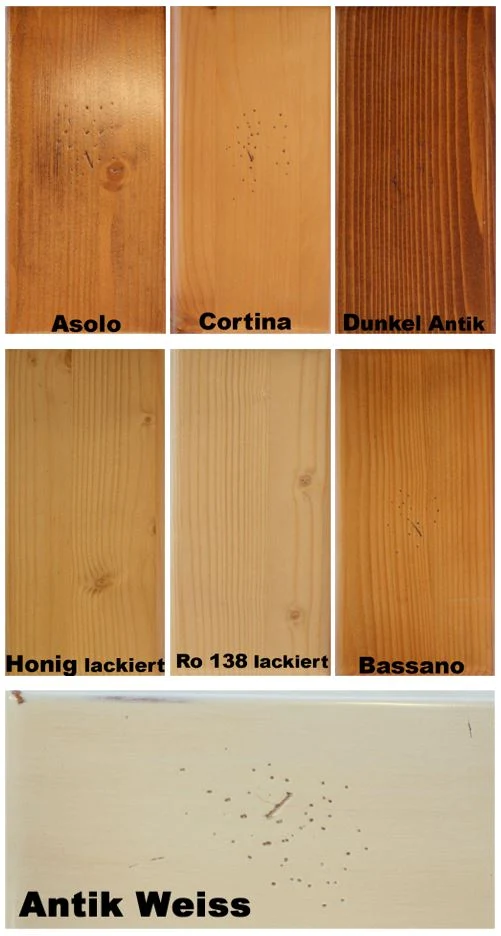 Anrichte Brunico Sideboard 3 Türen Fichte Massivholz lackiert