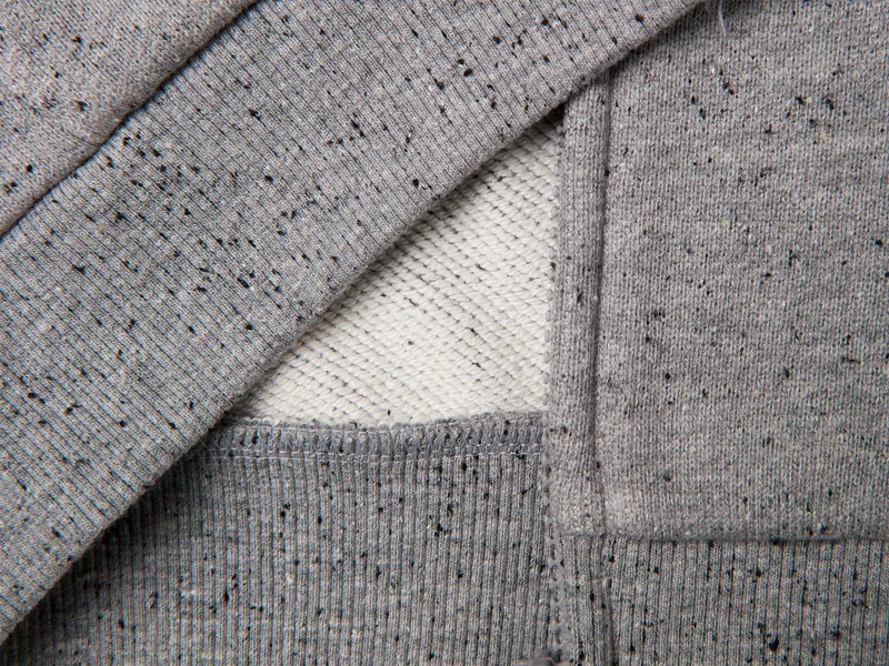 Oversized-Sweatshirt mit Reißverschluss und Aufdrucken
