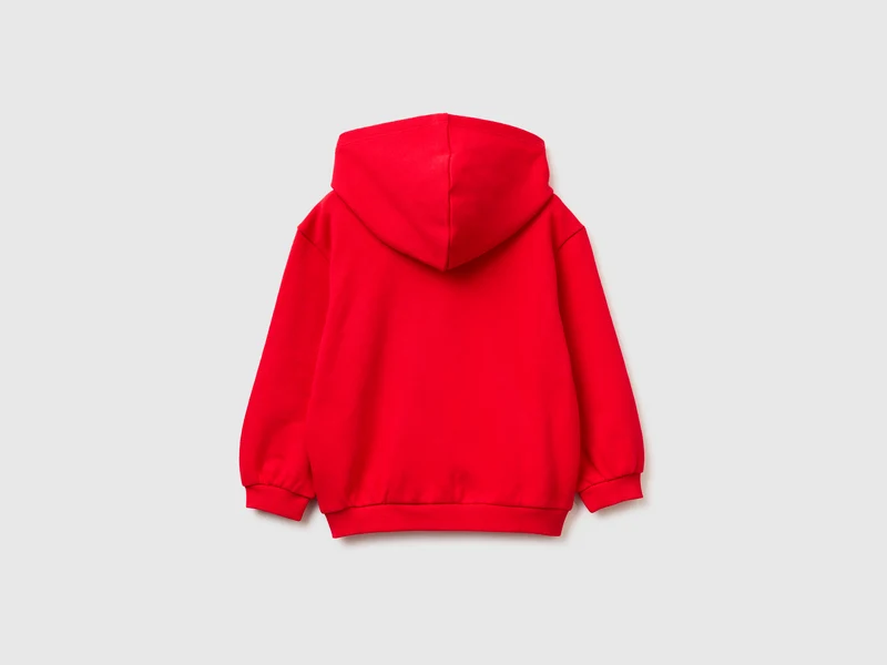 Sweatshirt mit Kirschaufnäher