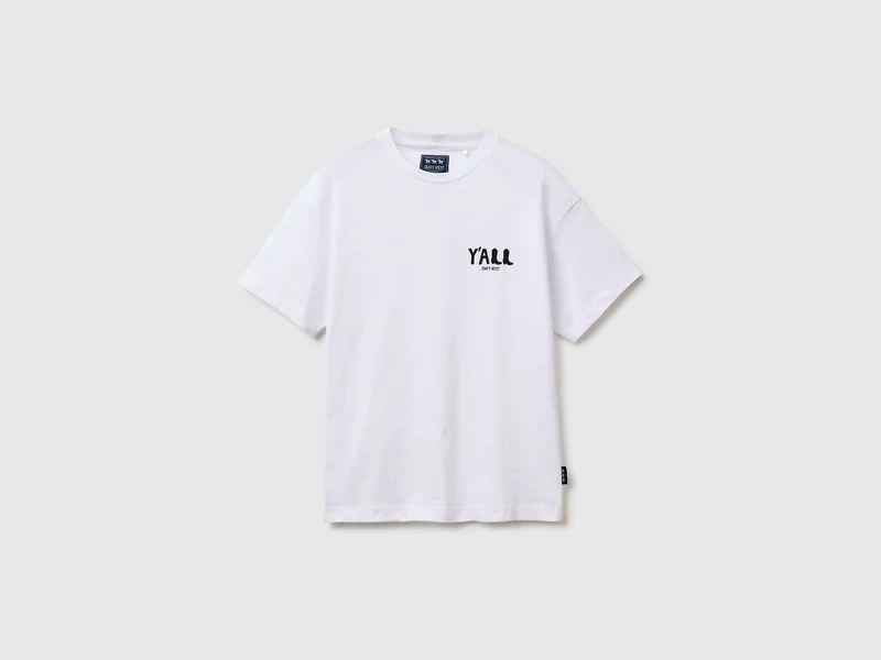 Western-T-Shirt mit lockerer Passform