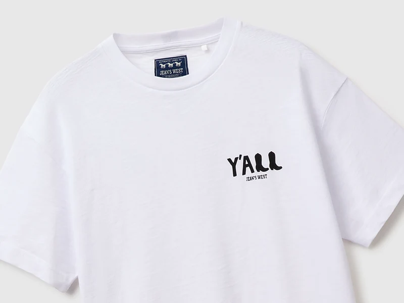 Western-T-Shirt mit lockerer Passform