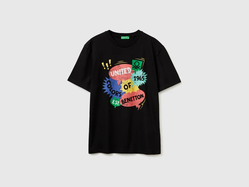 Baumwoll-T-Shirt mit Logo