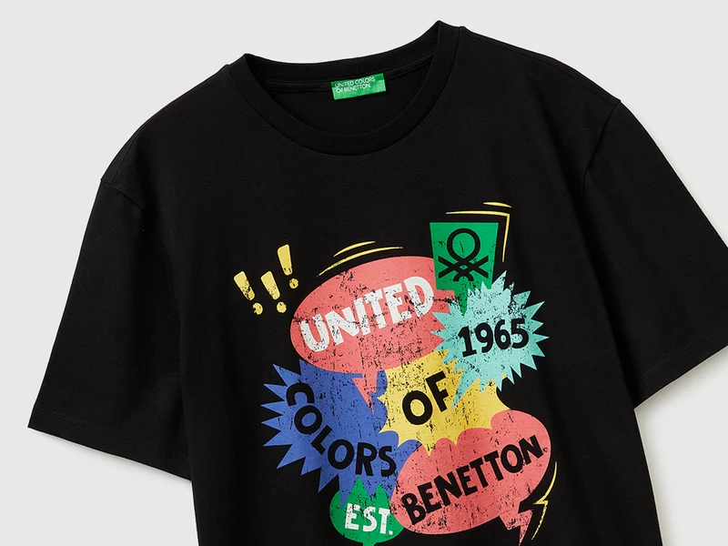 Baumwoll-T-Shirt mit Logo