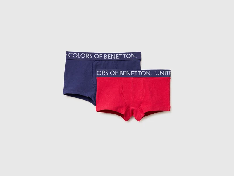 Zwei Boxershorts mit Logo-Gummizug