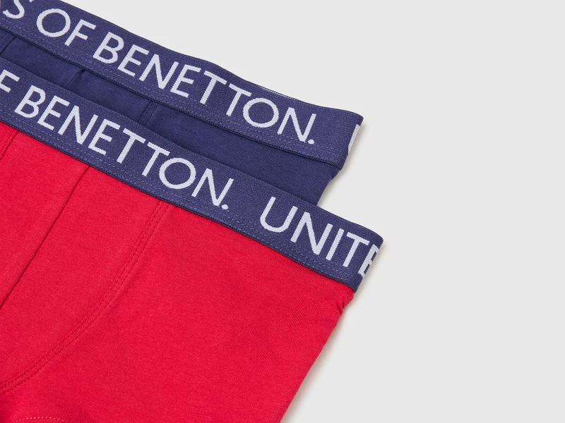 Zwei Boxershorts mit Logo-Gummizug