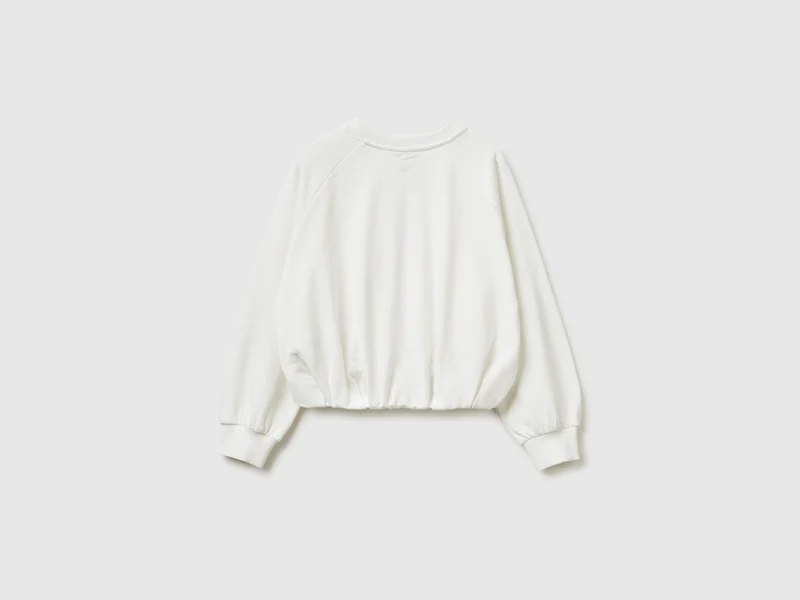 Oversize-Sweatshirt mit Schmuckapplikation