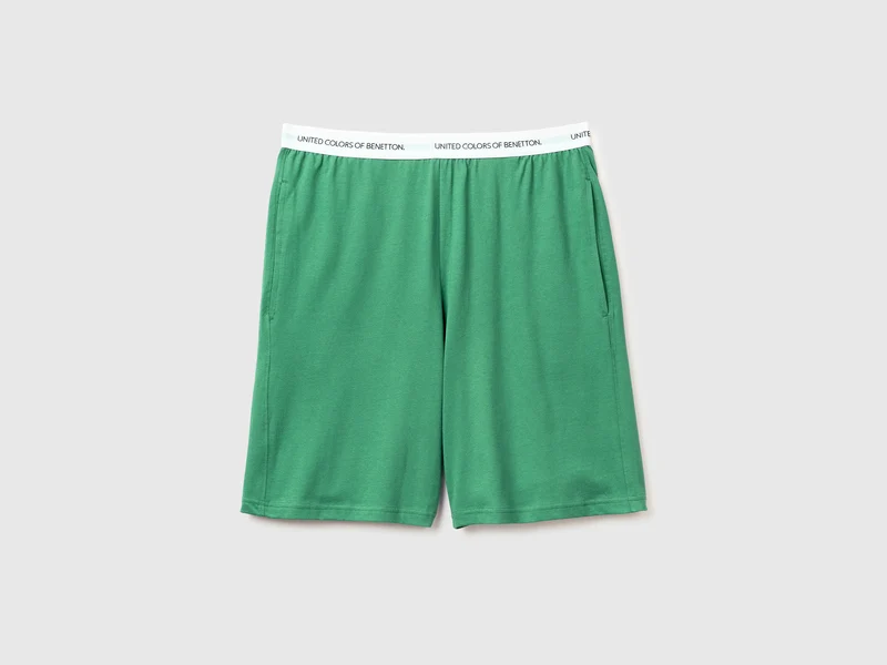 Bermudashorts mit Logo-Gummizug