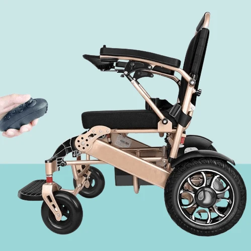 Foldable Electric Wheelchair - Remote Control Mobility Aid