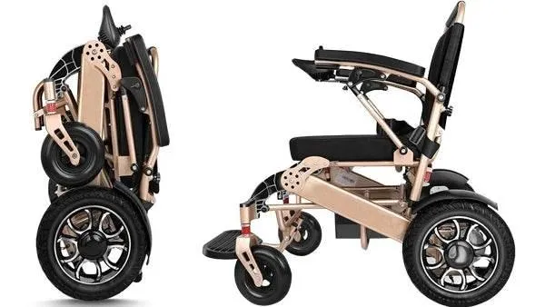 Foldable Electric Wheelchair - Remote Control Mobility Aid