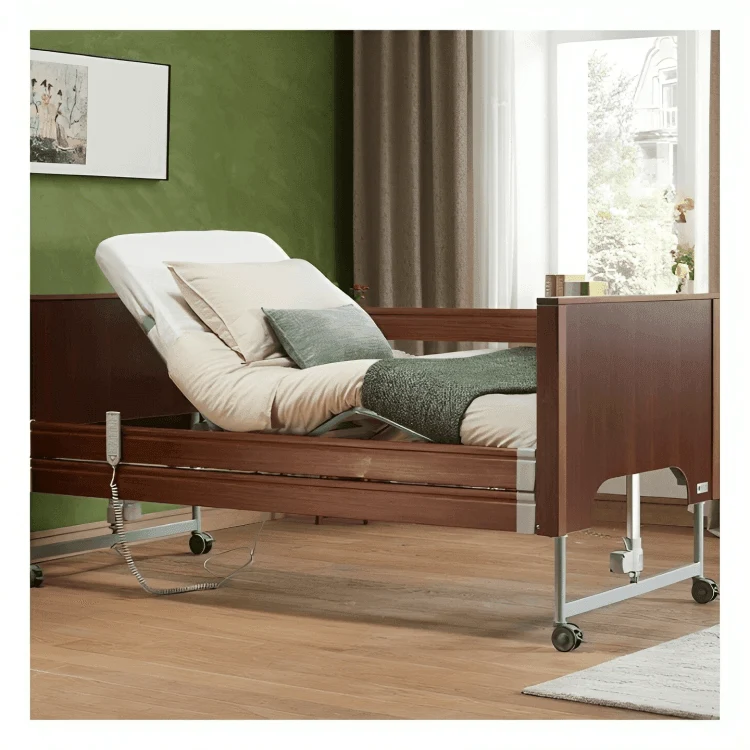 Adjustable Electric Hospital Bed - Patient Care Comfort Bed