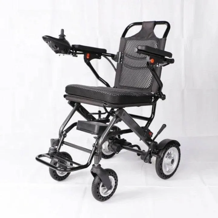 Lightweight Foldable Electric Wheelchair for Seniors - Compact Mobility Aid