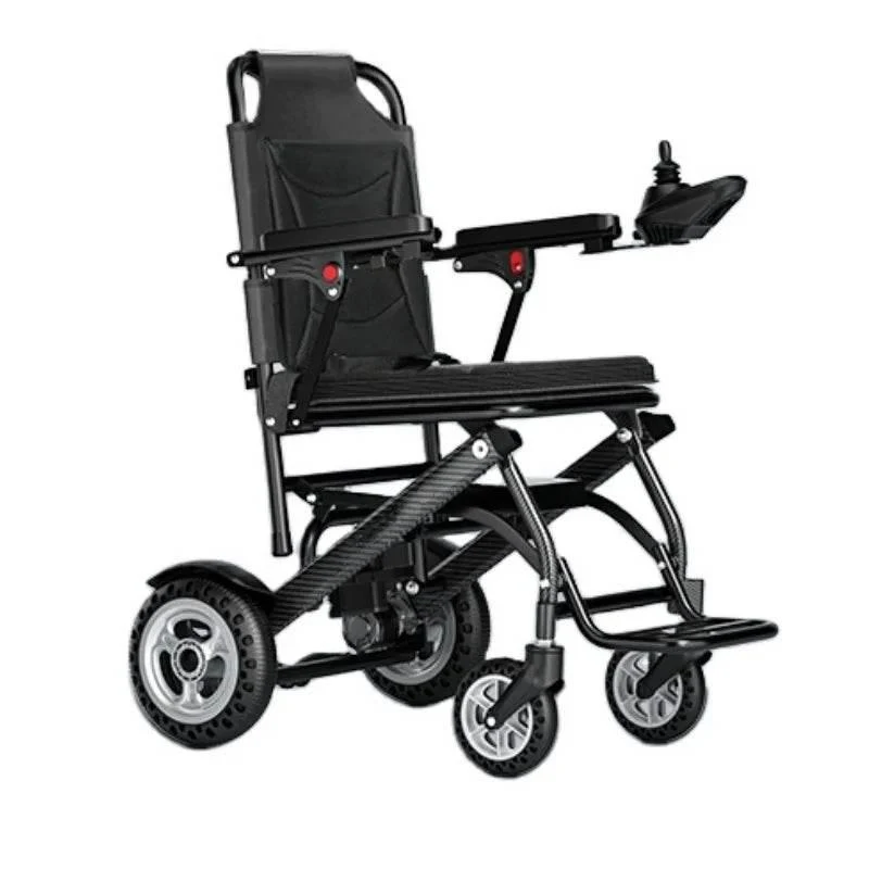 Lightweight Foldable Electric Wheelchair for Seniors - Compact Mobility Aid