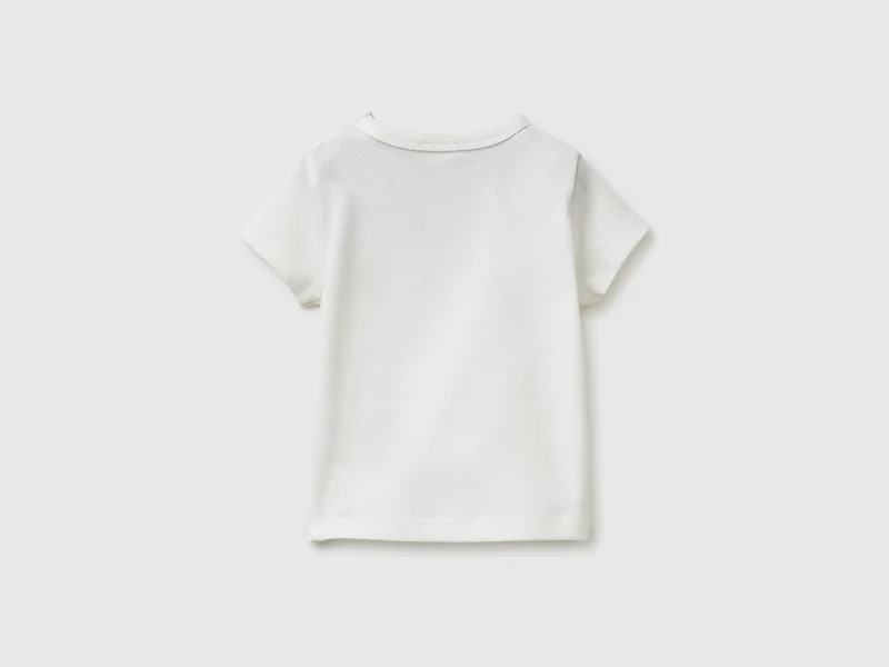 T-Shirt aus Bio-Baumwolle mit Logodruck