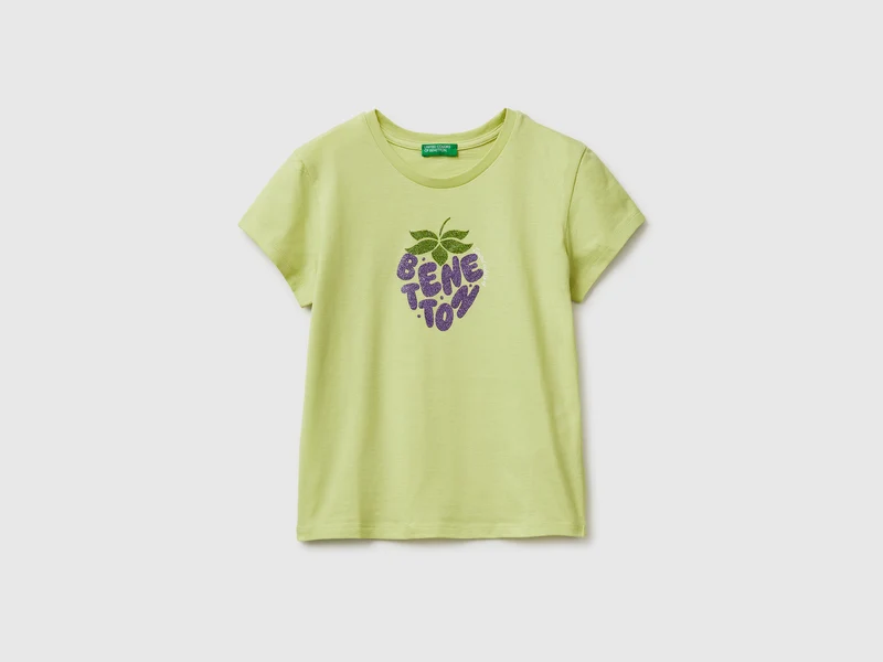 Glitzerdruck-T-Shirt