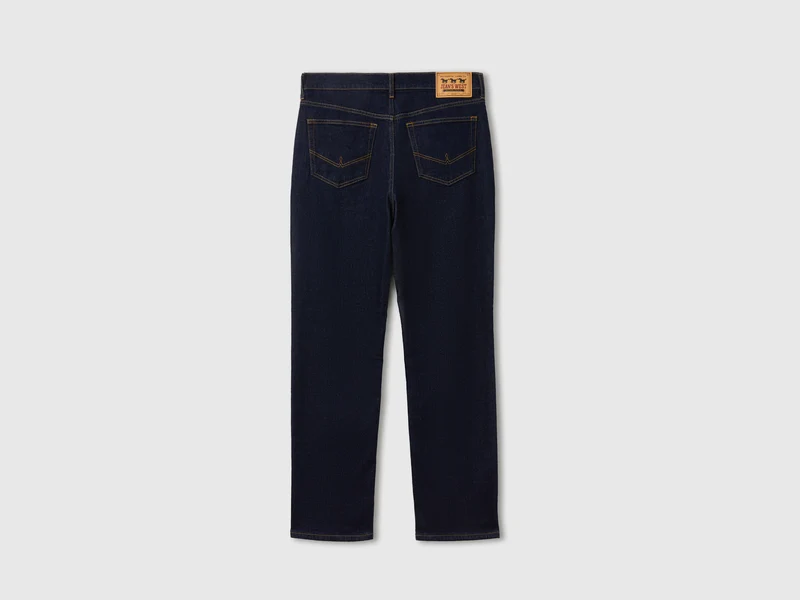 Bootcut-Jeans mit Rinse-Wash-Funktion