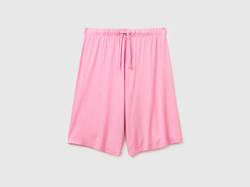 Bermudashorts aus Stretch-Modal