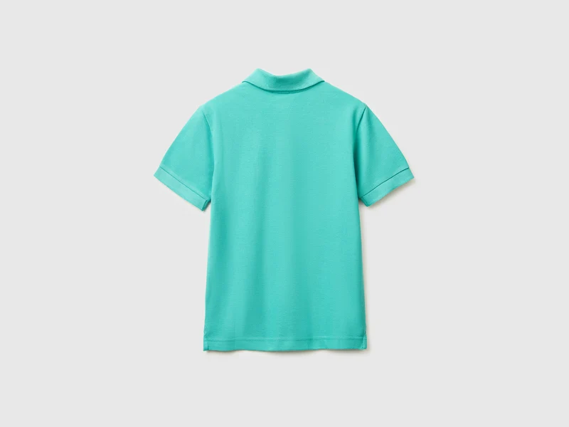 Schmal geschnittenes Poloshirt aus reiner Baumwolle