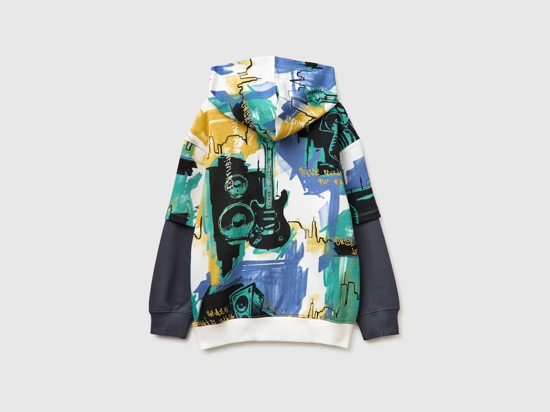 Oversized bedrucktes Sweatshirt
