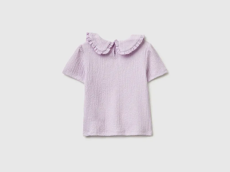 Bluse mit Rüschen