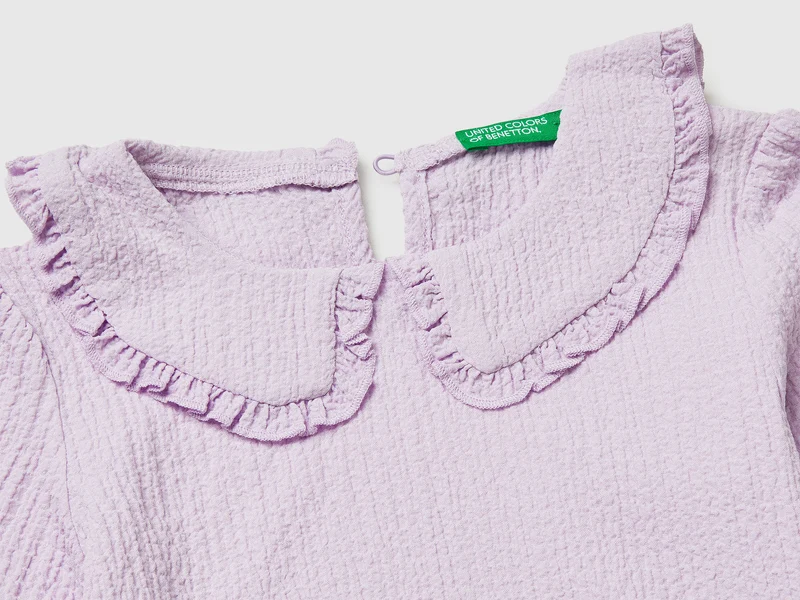 Bluse mit Rüschen