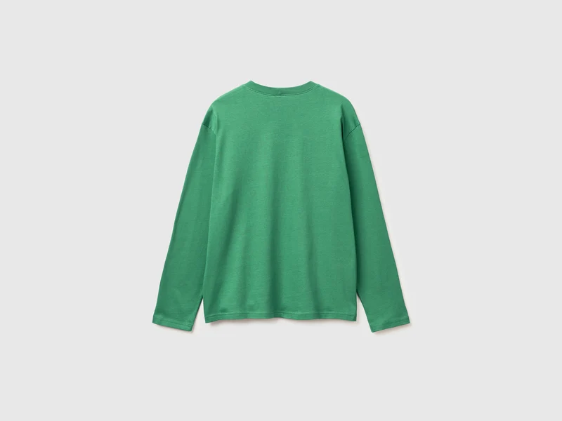 Langärmeliges T-Shirt mit Logo