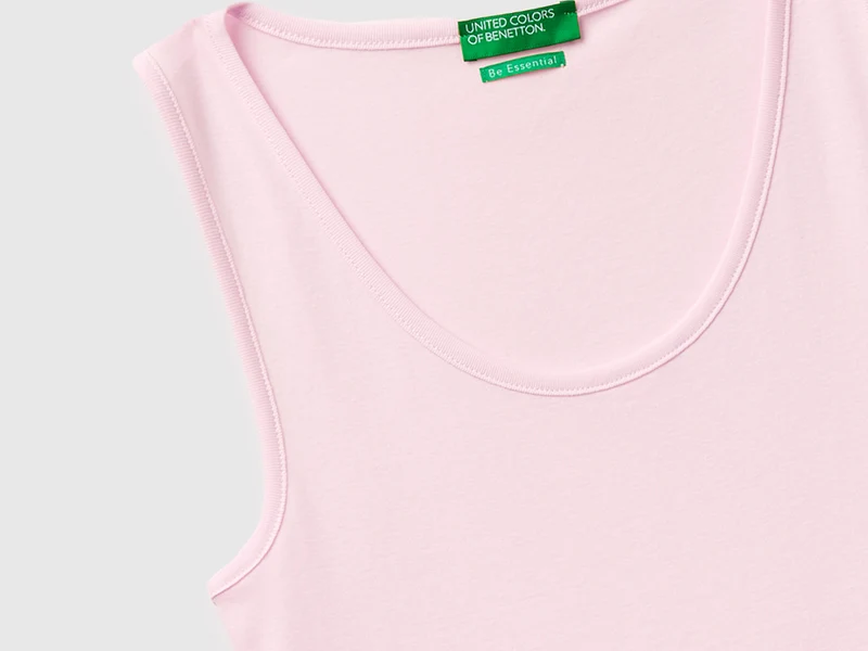 Schmal geschnittenes, geripptes Tanktop