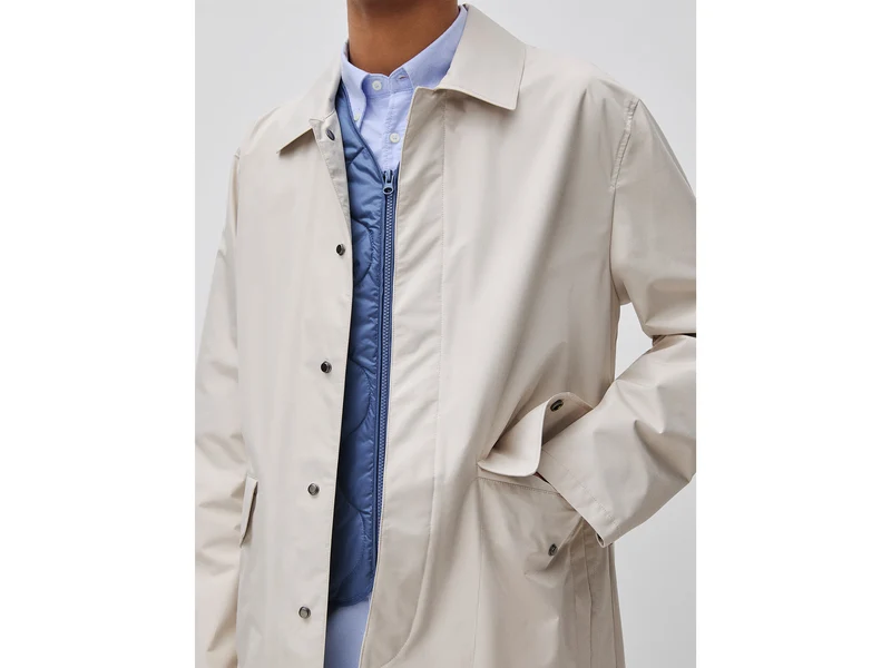 Trenchcoat mit abnehmbarer Weste