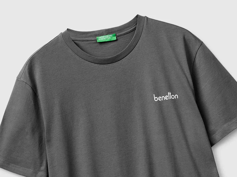 Baumwoll-T-Shirt mit Logo
