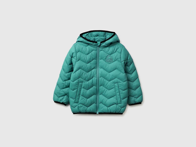 Wattierte Jacke mit Kapuze