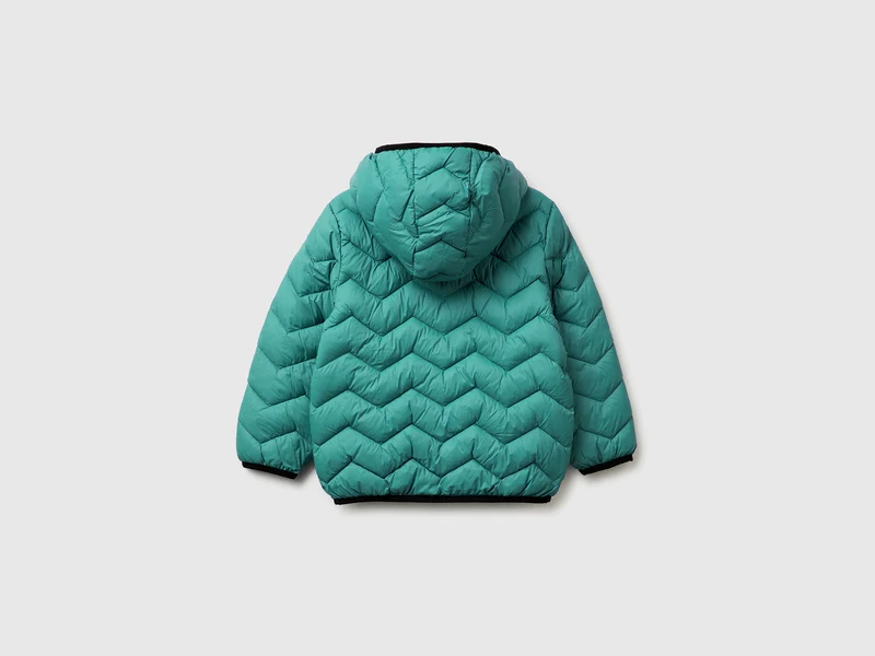 Wattierte Jacke mit Kapuze