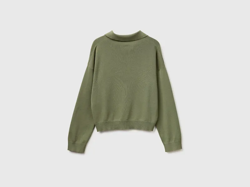 Hochwertiger Baumwoll-Rollkragenpullover