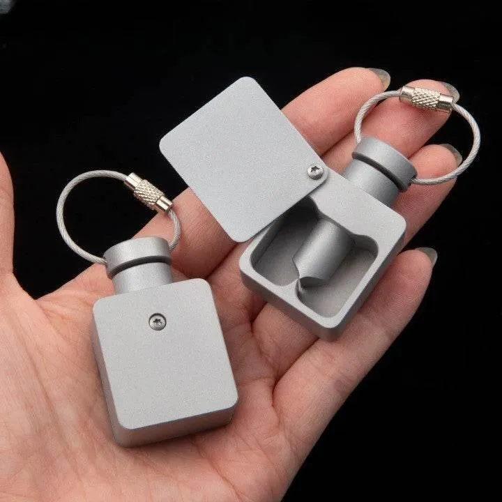 Compact Waterproof Aluminum Pill Separator - Mini Medication Organizer