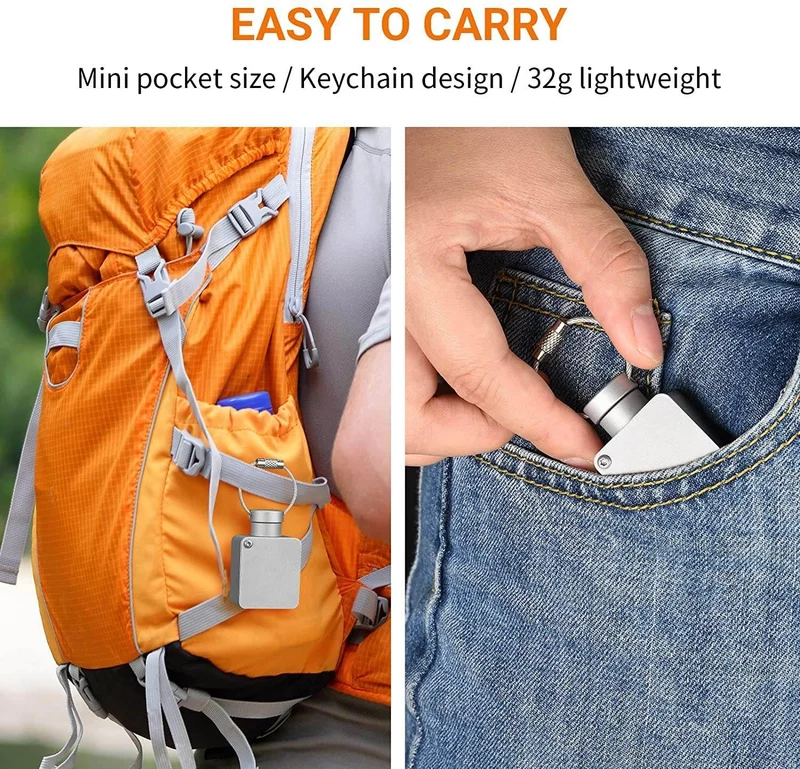 Compact Waterproof Aluminum Pill Separator - Mini Medication Organizer