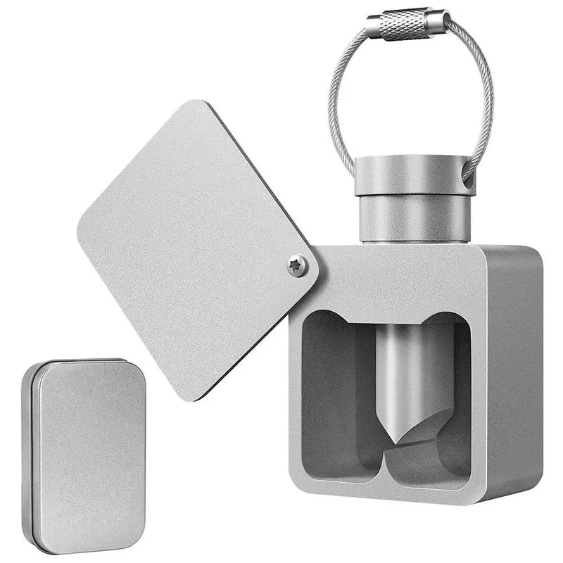 Compact Waterproof Aluminum Pill Separator - Mini Medication Organizer