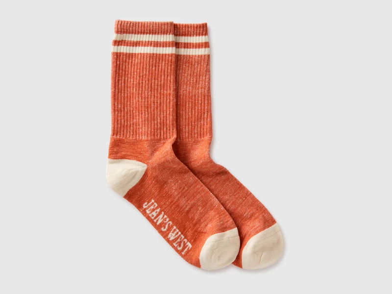 Frotteesocken bis zur Mitte der Wade