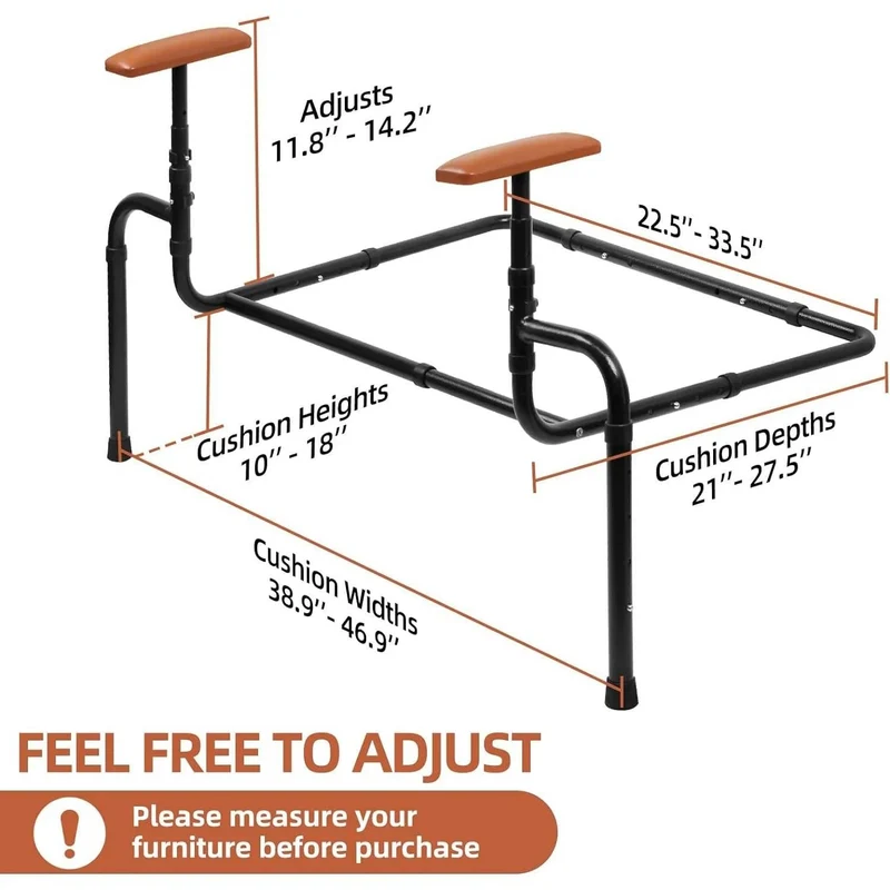 Adjustable Senior Couch Assist Rail - Safety Standing Aid