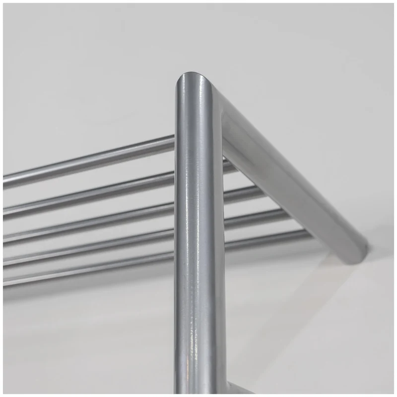 Design Wandgarderobe Smooth Stahlrohr vernickelt, von Spinder