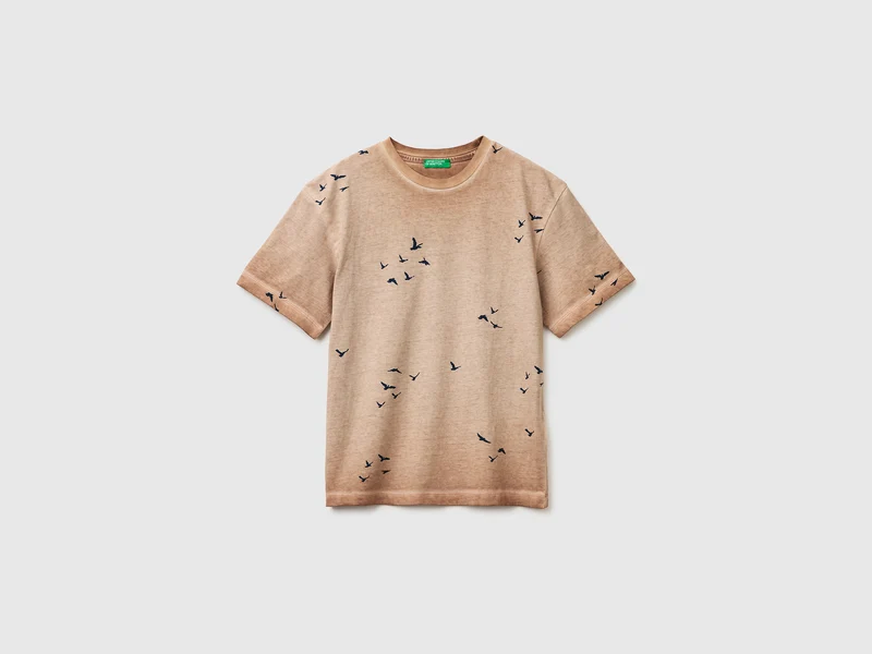 Übergroßes T-Shirt mit Aufdruck
