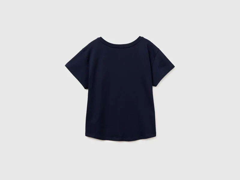 T-Shirt mit U-Boot-Ausschnitt