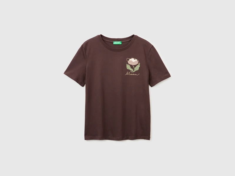 T-Shirt mit Blumenmuster
