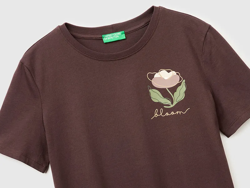 T-Shirt mit Blumenmuster
