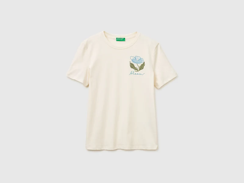 T-Shirt mit Blumenmuster