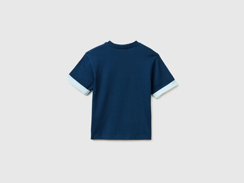 Bio-Baumwoll-T-Shirt mit Aufdruck