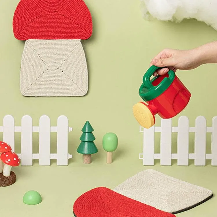 Mushroom Cat Scratcher - Stylish Feline Scratching Post