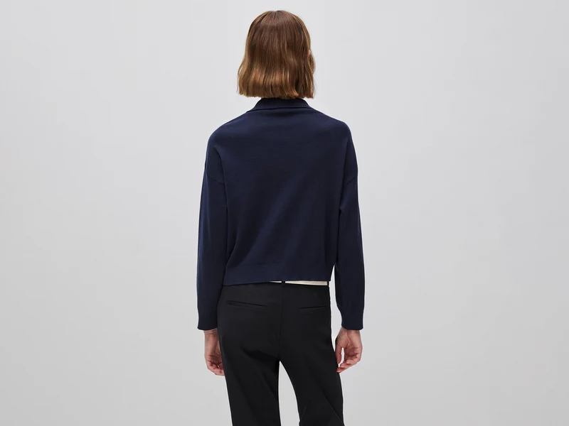 Hochwertiger Baumwoll-Rollkragenpullover